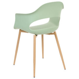 Beliani Set Of 2 Dining Chairs Utica Light Green - thumbnail 6
