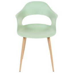 Beliani Set Of 2 Dining Chairs Utica Light Green - thumbnail 5