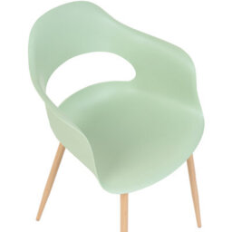Beliani Set Of 2 Dining Chairs Utica Light Green - thumbnail 7