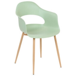 Beliani Set Of 2 Dining Chairs Utica Light Green - thumbnail 4