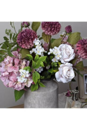 Bloomville Stone Urn Vase For Dried Flowers & Decor - thumbnail 4