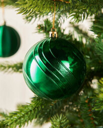 Werchristmas Christmas Green Shatterproof Baubles 8 Cm 16 Pack - thumbnail 2