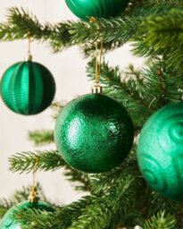 Werchristmas Christmas Green Shatterproof Baubles 8 Cm 16 Pack - thumbnail 3