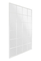 Mirroroutlet The Genestra White Modern Window Garden Wall Mirror 174Cm X 110Cm - thumbnail 3