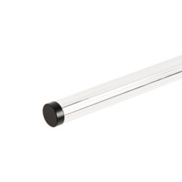 Wyld And Coco Black Metal Linear Pendant Lamp With Integrated Led, Matte Finish, Clear Glass Shade, Adjustable Height - thumbnail 6