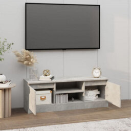 Berkfield Classic Tv Cabinet With Door Concrete Grey 102X30X36 Cm - thumbnail 3