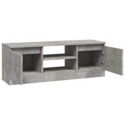Berkfield Classic Tv Cabinet With Door Concrete Grey 102X30X36 Cm - thumbnail 6