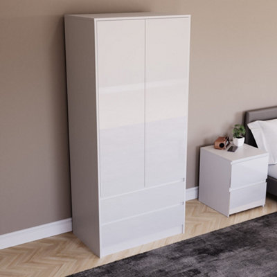 Lassic Vida Designs Glinton 2 Door 2 Drawer Wardrobe (100% Fsc), White - image 1