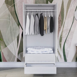 Lassic Vida Designs Glinton 2 Door 2 Drawer Wardrobe (100% Fsc), White - thumbnail 6