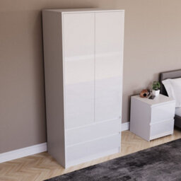 Lassic Vida Designs Glinton 2 Door 2 Drawer Wardrobe (100% Fsc), White