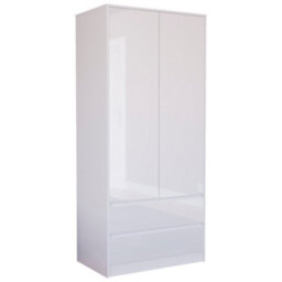 Lassic Vida Designs Glinton 2 Door 2 Drawer Wardrobe (100% Fsc), White - thumbnail 9