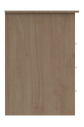 Hazlemere 3 Drawer Dressing Table - Oak On Express Delivery And Ready Assembled - thumbnail 3
