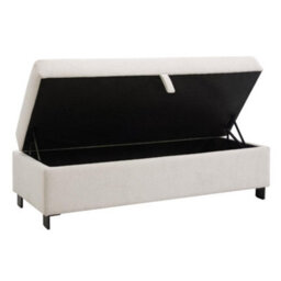 Home Detail Daniel Large U-Shaped Sofa With Storage Footstool, Cream Linen - thumbnail 5