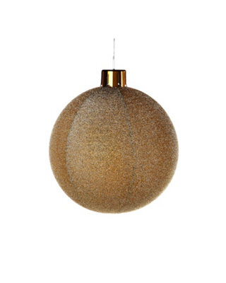 WeRChristmas Inflatable Tinsel Christmas Bauble, Gold, 45 Cm - image 1