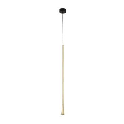 Luminosa Lighting Luminosa Diana 80 Integrated Led Pendant Ceiling Light Satin Gold 2700K