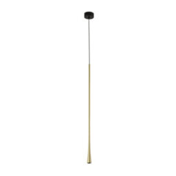 Luminosa Lighting Luminosa Diana 80 Integrated Led Pendant Ceiling Light Satin Gold 2700K