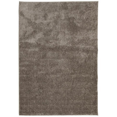 Berkfield Modern Rug Istan High Pile Shiny Look Grey 160X230 Cm