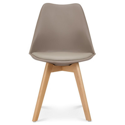 Bravich Rocco Tulip Dining Chair - Taupe - image 1