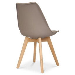 Bravich Rocco Tulip Dining Chair - Taupe - thumbnail 8