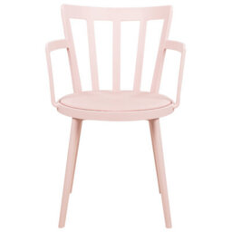 Beliani Set Of 4 Dining Chairs Morill Pastel Pink - thumbnail 5