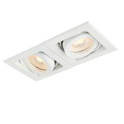 Luminosa Lighting Luminosa Xeno Led Twin Recessed Light Matt White - image 1