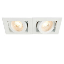 Luminosa Lighting Luminosa Xeno Led Twin Recessed Light Matt White - thumbnail 4