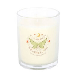Something Different Moss & Sandalwood Fairy Wing Scented Candle White (One Size) - thumbnail 2