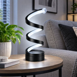 Usb Led Spiral Table Light - 3 Colour Modes - thumbnail 2