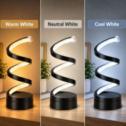 Usb Led Spiral Table Light - 3 Colour Modes - thumbnail 4