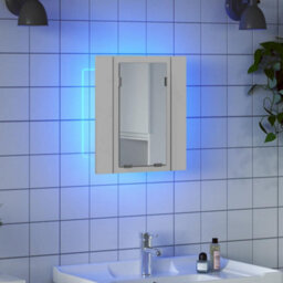 Walplus Led Bathroom Mirror Cabinet White 40X12X45 Cm Acrylic - thumbnail 6