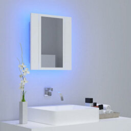 Walplus Led Bathroom Mirror Cabinet White 40X12X45 Cm Acrylic - thumbnail 3