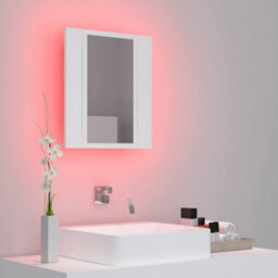 Walplus Led Bathroom Mirror Cabinet White 40X12X45 Cm Acrylic - thumbnail 5