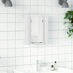 Walplus Led Bathroom Mirror Cabinet White 40X12X45 Cm Acrylic