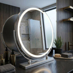 Mirror Rea Make-Up Led Chrome 12X50X53,5Cm - thumbnail 3