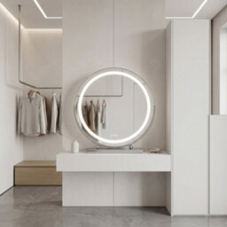 Mirror Rea Make-Up Led Chrome 12X50X53,5Cm - thumbnail 6