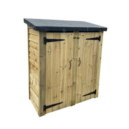 Churnet Valley Garden Furniture Ltd Double Tool Store - Timber - L60 X W120 X H152 Cm - Minimal Assembly Required - thumbnail 3