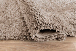 Desire Rugs Plain Living Room Shaggy Area Rugs L.beige Runner 60X220 Cm - thumbnail 4