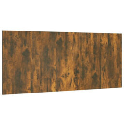Berkfield Bed Headboard Smoked Oak 200X1.5X80 Cm Engineered Wood - thumbnail 2