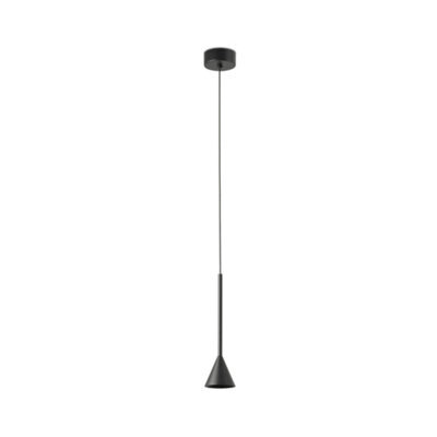 Luminosa Lighting Luminosa Anna Slim Pendant Ceiling Light Black 2700K - image 1