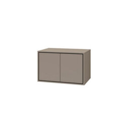 Arte Irvine 58 Floating Vanity Unit W780mm H510mm D480mm - Congo & Black With One Hinged Door And Contemporary Design - thumbnail 1