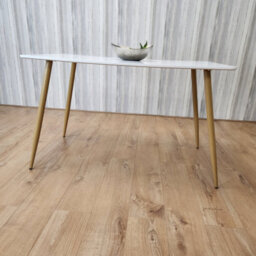 Kosy Koala White Wood Rectangle Dining Table Kitchen Table Modern Wood Style Dinner Table Only - thumbnail 6