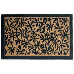 Beliani Doormat Nunivak Natural 50 X 80 Cm Leaf Coir