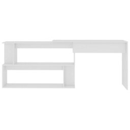 Walplus Corner Desk White 200X50X76 Cm Engineered Wood - thumbnail 5