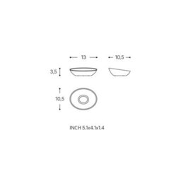 Cosmic Soap Dish, Ivory, Unique Design, Soft-Finish Coating, Saku Collection - thumbnail 5