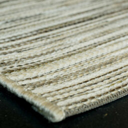 Cream Striped Outdoor Rug, Striped Stain-Resistant Rug For Patio, Garden, Deck, 5mm Modern Outdoor Rug-60 X 200Cm (Runner) - thumbnail 5