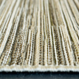 Cream Striped Outdoor Rug, Striped Stain-Resistant Rug For Patio, Garden, Deck, 5mm Modern Outdoor Rug-60 X 200Cm (Runner) - thumbnail 3