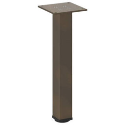 Berkfield Coffee Table Legs 4 Pcs Natural Steel 30-32 Cm Steel - thumbnail 4