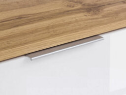 Arte Zele 104 Cm 4 Door Sideboard Oak Wotan White Gloss - thumbnail 5
