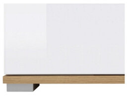 Arte Zele 104 Cm 4 Door Sideboard Oak Wotan White Gloss - thumbnail 8