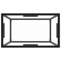 Berkfield Console Table Transparent 60X35X75 Cm Tempered Glass - thumbnail 4